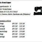 Unternehmen 1 Bild CHRIS BOUTIQUE Textil, Bekleidung Einzelhandel am Konstanz BW
