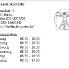 Unternehmen 1 Bild CRANACH-APOTHEKE Gesundheitsdienste am Berlin BE