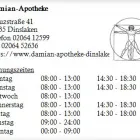 Unternehmen 1 Bild DAMIAN-APOTHEKE Gesundheitsdienste am Dinslaken NW