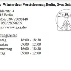 Unternehmen 1 Bild DBV-WINTERTHUR VERSICHERUNG BERLIN, SVEN SCHULZ Versicherung am Berlin BE