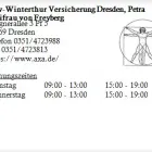 Unternehmen 1 Bild DBV-WINTERTHUR VERSICHERUNG DRESDEN, PETRA FREIFRAU VON FREYBERG Versicherung am Dresden SN