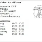 Unternehmen 1 Bild DEMATEC . ART OF FRAME Produktion und Vertrieb von Medizinprodukten am Berlin BE