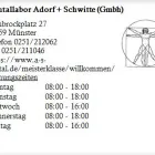 Unternehmen 1 Bild DENTALLABOR ADORF + SCHWITTE (GMBH) Medizinische Kontrollen und Untersuchungen am Münster NW