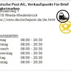 Unternehmen 1 Bild DEUTSCHE POST AG, VERKAUFSPUNKT FÜR BRIEF-/PAKETMARKEN Postämter, Poststellen am Rheda-Wiedenbrück NW