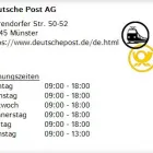 Unternehmen 1 Bild DEUTSCHE POST AG Postämter, Poststellen am Münster NW
