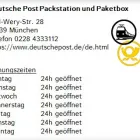 Unternehmen 1 Bild DEUTSCHE POST PACKSTATION UND PAKETBOX Postämter, Poststellen am München BY