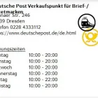 Unternehmen 1 Bild DEUTSCHE POST VERKAUFSPUNKT FÜR BRIEF- / PAKETMARKEN Postämter, Poststellen am Dresden SN