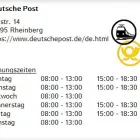 Unternehmen 1 Bild DEUTSCHE POST Postämter, Poststellen am Rheinberg NW