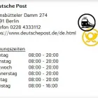 Unternehmen 1 Bild DEUTSCHE POST Postämter, Poststellen am Berlin BE