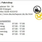Unternehmen 1 Bild DHL PAKETSHOP Transportunternehmen, Fuhrunternehmen am Erlangen BY