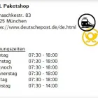 Unternehmen 1 Bild DHL PAKETSHOP Transportunternehmen, Fuhrunternehmen am München BY