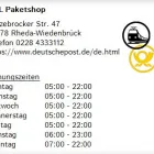 Unternehmen 1 Bild DHL PAKETSHOP Transportunternehmen, Fuhrunternehmen am Rheda-Wiedenbrück NW