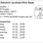 Unternehmen 1 Bild DIE BAHNHOFS-APOTHEKE OLIVER BUNDE Gesundheitsdienste am Torgau SN