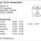 Unternehmen 1 Bild DIPL.-PSYCH. RENATE SPLETE Ärzte am Augsburg BY