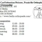 Unternehmen 1 Bild DR. CARL SEBASTIAN NEISSER, PRAXIS FÜR ORTHOPÄDIE UND OSTEOPATHIE Ärzte am Berlin BE