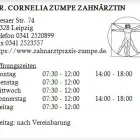 Unternehmen 1 Bild DR. CORNELIA ZUMPE ZAHNÄRZTIN Ärzte am Leipzig SN