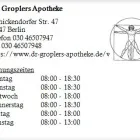 Unternehmen 1 Bild DR. GROPLERS APOTHEKE Gesundheitsdienste am Berlin BE
