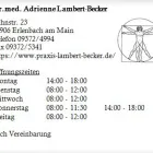 Unternehmen 1 Bild DR.MED. ADRIENNE LAMBERT-BECKER Ärzte am Erlenbach Am Main BY