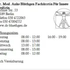Unternehmen 1 Bild DR. MED. ANKE BLÜTHGEN FACHÄRZTIN FÜR INNERE MEDIZIN Ärzte am Berlin BE