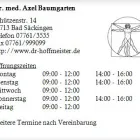 Unternehmen 1 Bild DR. MED. AXEL BAUMGARTEN Ärzte am Bad Säckingen BW
