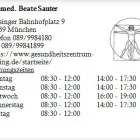Unternehmen 1 Bild DR.MED. BEATE SAUTER Ärzte am München BY