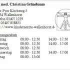 Unternehmen 1 Bild DR. MED. CHRISTINA GRÜNEBAUM Ärzte am Wallenhorst NI