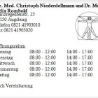 Unternehmen 1 Bild DR. MED. CHRISTOPH NIEDERDELLMANN UND DR. MED. FELIX ROMBOLD Ärzte am Augsburg BY