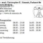 Unternehmen 1 Bild DR. MED. CHRISTOPHER E. SIMONIS, FACHARZT FÜR INNERE MEDIZIN Ärzte am München BY