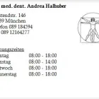 Unternehmen 1 Bild DR. MED. DENT. ANDREA HALHUBER Ärzte am München BY