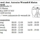 Unternehmen 1 Bild DR. MED. DENT. ANTONIUS WERMELT & MARION WERMELT Ärzte am Herten NW
