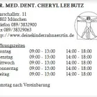 Unternehmen 1 Bild DR. MED. DENT. CHERYL LEE BUTZ Ärzte am München BY