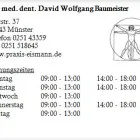 Unternehmen 1 Bild DR. MED. DENT. DAVID WOLFGANG BAUMEISTER Ärzte am Münster NW