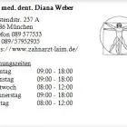 Unternehmen 1 Bild DR. MED. DENT. DIANA WEBER Ärzte am München BY