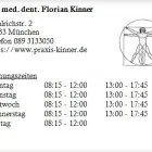 Unternehmen 1 Bild DR. MED. DENT. FLORIAN KINNER Ärzte am München BY