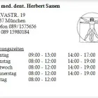 Unternehmen 1 Bild DR. MED. DENT. HERBERT SASSEN Ärzte am München BY