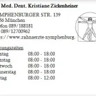 Unternehmen 1 Bild DR. MED. DENT. KRISTIANE ZICKENHEINER Ärzte am München BY