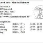 Unternehmen 1 Bild DR. MED. DENT. MANFRED SCHERZER Ärzte am Uttenreuth BY
