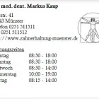 Unternehmen 1 Bild DR. MED. DENT. MARKUS KAUP Ärzte am Münster NW