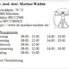 Unternehmen 1 Bild DR. MED. DENT. MARLENE WACHTER Ärzte am München BY