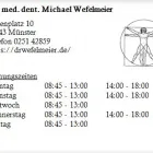 Unternehmen 1 Bild DR. MED. DENT. MICHAEL WEFELMEIER Ärzte am Münster NW