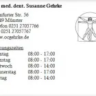 Unternehmen 1 Bild DR. MED. DENT. SUSANNE GEHRKE Ärzte am Münster NW