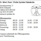 Unternehmen 1 Bild DR. MED. DENT. ULRIKE SPIEKER ZAHNÄRZTIN Ärzte am Münster NW