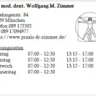 Unternehmen 1 Bild DR. MED. DENT. WOLFGANG M. ZIMMER Ärzte am München BY