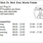 Unternehmen 1 Bild DR. MED. DR. MED. DENT. MARTIN TRINDER Ärzte am Frankfurt Am Main HE