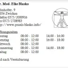 Unternehmen 1 Bild DR. MED. ELKE BLASKO Ärzte am Zwickau SN