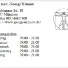Unternehmen 1 Bild DR. MED. GEORGI UZUNOV Ärzte am München BY