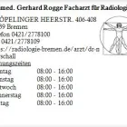 Unternehmen 1 Bild DR.MED. GERHARD ROGGE FACHARZT FÜR RADIOLOGIE Ärzte am Bremen HB
