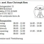 Unternehmen 1 Bild DR. MED. HANS CHRISTOPH HORN Ärzte am Konstanz BW