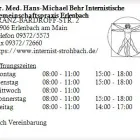 Unternehmen 1 Bild DR. MED. HANS-MICHAEL BEHR INTERNISTISCHE GEMEINSCHAFTSPRAXIS ERLENBACH Ärzte am Erlenbach Am Main BY