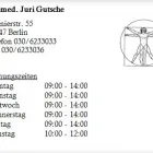 Unternehmen 1 Bild DR.MED. JURI GUTSCHE Ärzte am Berlin BE